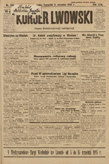 Kurjer Lwowski : organ demokratycznej inteligencji. 1925, nr 205
