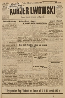 Kurjer Lwowski : organ demokratycznej inteligencji. 1925, nr 207