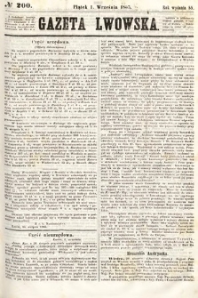Gazeta Lwowska. 1865, nr 200