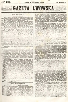 Gazeta Lwowska. 1865, nr 204