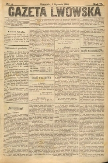 Gazeta Lwowska. 1888, nr 4