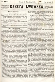 Gazeta Lwowska. 1865, nr 206