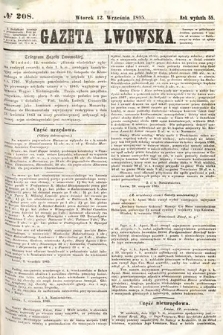 Gazeta Lwowska. 1865, nr 208