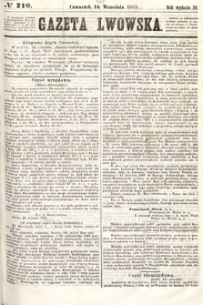 Gazeta Lwowska. 1865, nr 210
