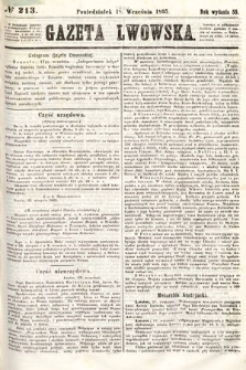 Gazeta Lwowska. 1865, nr 213