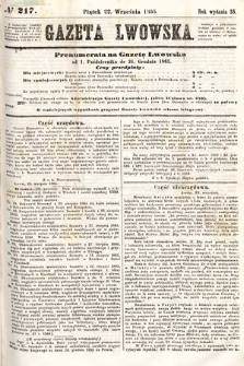 Gazeta Lwowska. 1865, nr 217