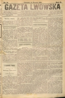 Gazeta Lwowska. 1888, nr 14