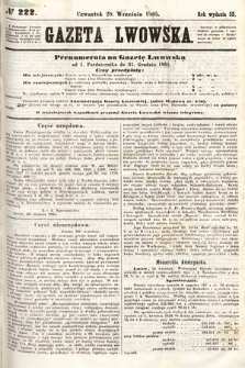 Gazeta Lwowska. 1865, nr 222