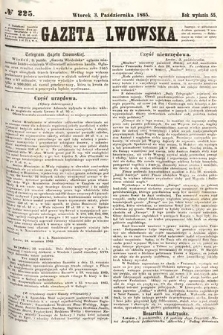 Gazeta Lwowska. 1865, nr 225
