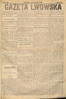 Gazeta Lwowska. 1888, nr 20
