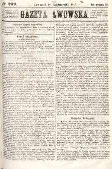 Gazeta Lwowska. 1865, nr 239