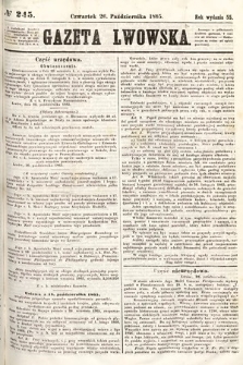 Gazeta Lwowska. 1865, nr 245