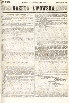 Gazeta Lwowska. 1865, nr 249