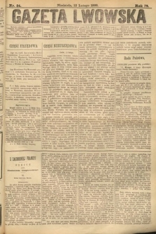 Gazeta Lwowska. 1888, nr 34