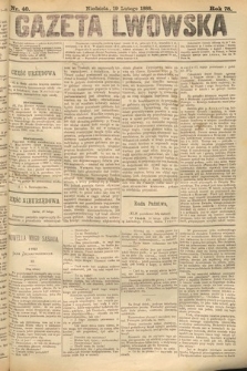 Gazeta Lwowska. 1888, nr 40
