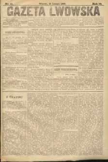 Gazeta Lwowska. 1888, nr 41