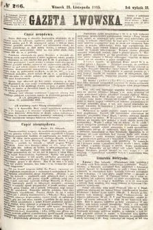 Gazeta Lwowska. 1865, nr 266