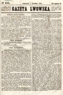 Gazeta Lwowska. 1865, nr 280