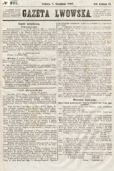 Gazeta Lwowska. 1865, nr 281