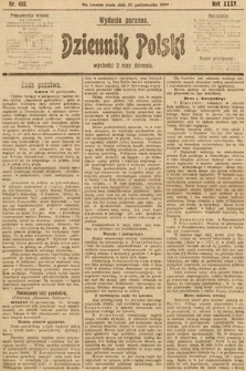 Dziennik Polski (wydanie poranne). 1902, nr 493