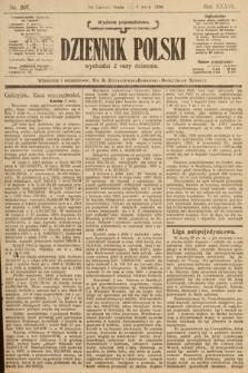 Dziennik Polski (wydanie popołudniowe). 1904, nr 207