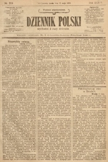 Dziennik Polski (wydanie popołudniowe). 1904, nr 219