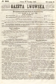 Gazeta Lwowska. 1865, nr 293