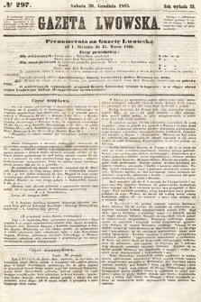 Gazeta Lwowska. 1865, nr 297