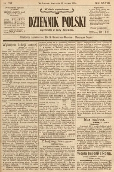 Dziennik Polski (wydanie popołudniowe). 1904, nr 287