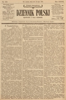 Dziennik Polski (wydanie popołudniowe). 1904, nr 334