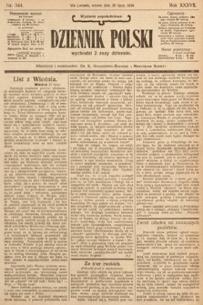 Dziennik Polski (wydanie popołudniowe). 1904, nr 344