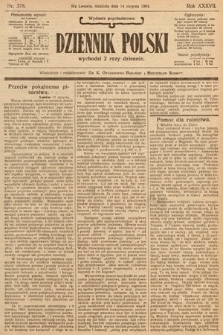 Dziennik Polski (wydanie popołudniowe). 1904, nr 378