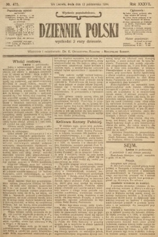 Dziennik Polski (wydanie popołudniowe). 1904, nr 475