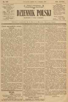 Dziennik Polski (wydanie popołudniowe). 1904, nr 509