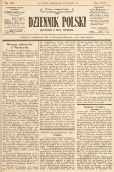 Dziennik Polski (wydanie popołudniowe). 1904, nr 536