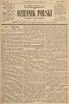 Dziennik Polski (wydanie popołudniowe). 1904, nr 564