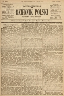 Dziennik Polski (wydanie popołudniowe). 1904, nr 572