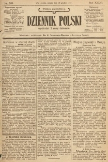 Dziennik Polski (wydanie popołudniowe). 1904, nr 591