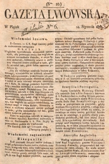 Gazeta Lwowska. 1820, nr 6