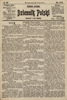 Dziennik Polski (wydanie poranne). 1901, nr 256