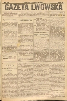 Gazeta Lwowska. 1888, nr 141