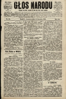 Głos Narodu : dziennik polityczny, założony w roku 1893 przez Józefa Rogosza (wydanie południowe). 1901, nr 26