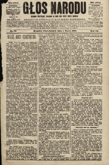 Głos Narodu : dziennik polityczny, założony w roku 1893 przez Józefa Rogosza (wydanie południowe). 1901, nr 52
