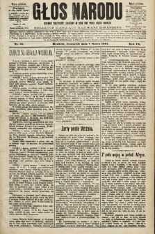 Głos Narodu : dziennik polityczny, założony w roku 1893 przez Józefa Rogosza (wydanie południowe). 1901, nr 55