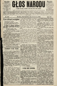 Głos Narodu : dziennik polityczny, założony w roku 1893 przez Józefa Rogosza (wydanie południowe). 1901, nr 124