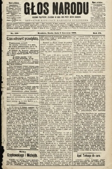 Głos Narodu : dziennik polityczny, założony w roku 1893 przez Józefa Rogosza (wydanie południowe). 1901, nr 126