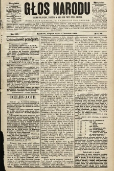 Głos Narodu : dziennik polityczny, założony w roku 1893 przez Józefa Rogosza (wydanie południowe). 1901, nr 127