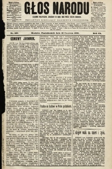 Głos Narodu : dziennik polityczny, założony w roku 1893 przez Józefa Rogosza (wydanie południowe). 1901, nr 129