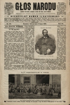 Głos Narodu : dziennik polityczny, założony w roku 1893 przez Józefa Rogosza (wydanie południowe). 1901, nr 151