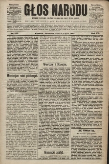 Głos Narodu : dziennik polityczny, założony w roku 1893 przez Józefa Rogosza (wydanie południowe). 1901, nr 155